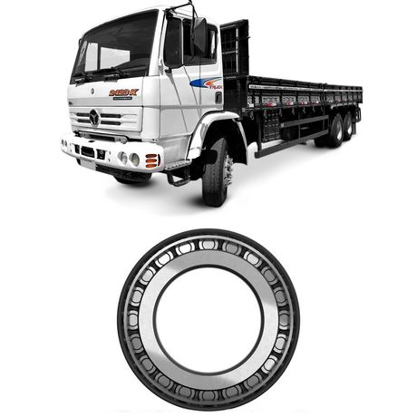 Rolamento Roda Mercedes-Benz 2423 99 a 2006 Dianteiro Externo Skf
