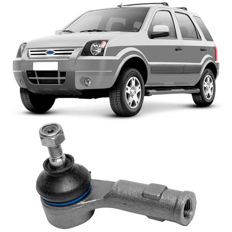 Terminal Direção Ford Ecosport 4x2 2003 a 2012 Dianteiro Motorista Viemar
