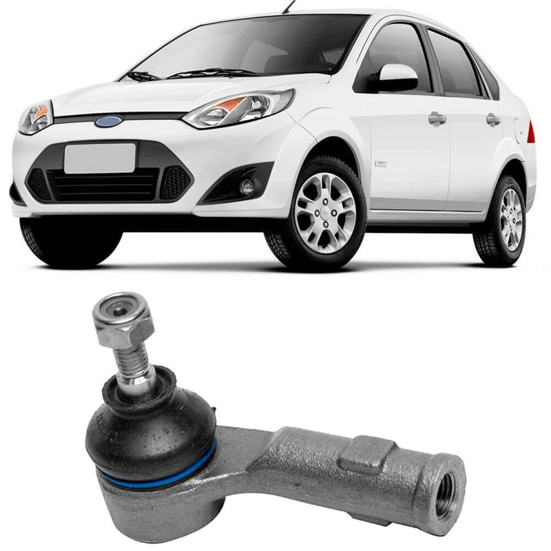 Terminal Direção Ford Fiesta 2002 a 2014 Dianteiro Motorista Viemar ...