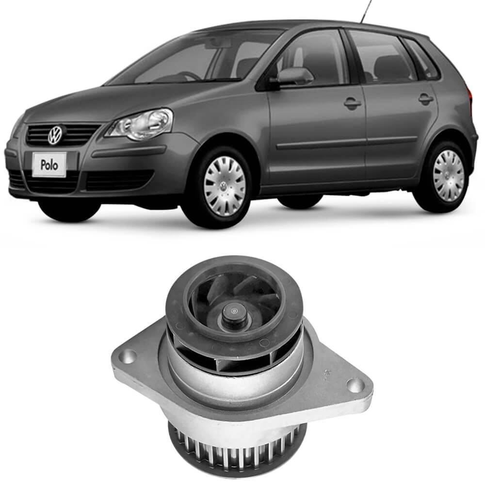 Bomba d'água Indisa para VW Polo vista frontal