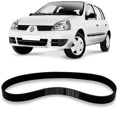 Correia Alternador Renault Clio 2000 a 2008 Micro V Gates