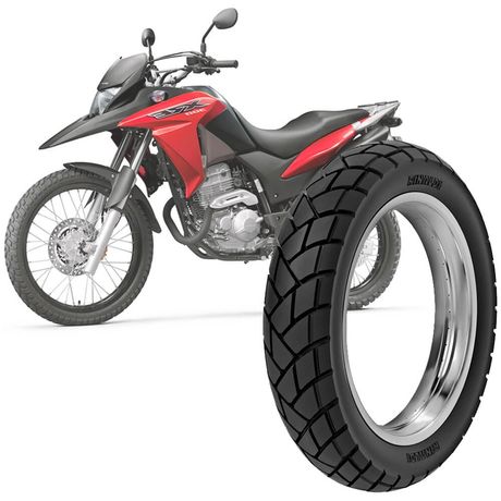 Pneu Moto Honda XRE 300 Rinaldi Aro 18 120/80-18 62s Traseiro R34