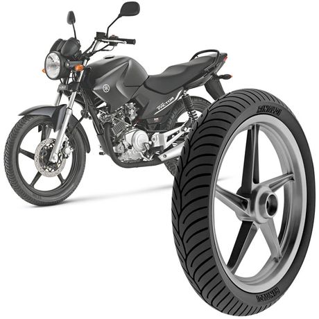 Pneu Moto Yamaha Ybr Factor Rinaldi Aro 18 80/100-18 47p Dianteiro HB37