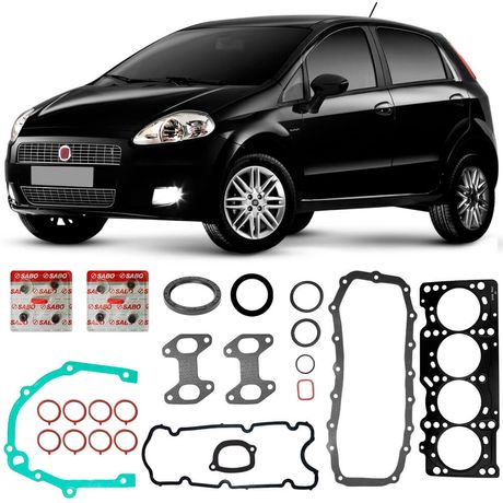 Jogo Junta Motor Fiat Punto 1.4 8v 2008 a 2017 Completo Sabó