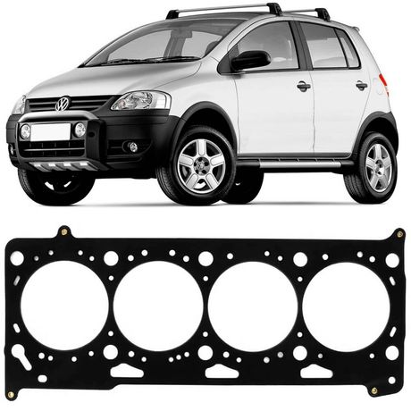 Junta Cabeçote Motor Crossfox 1.6 2005 a 2018 Metálica Sabó