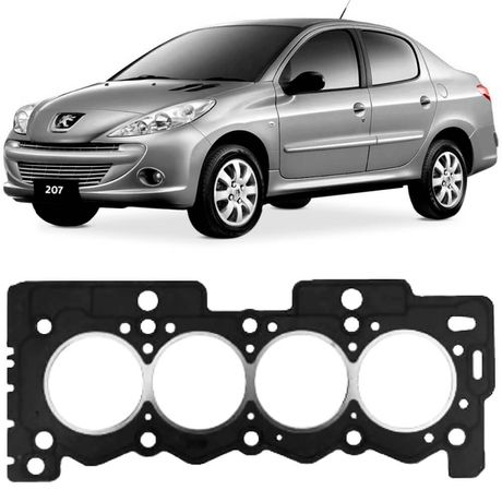 Junta Cabeçote Motor Peugeot 207 1.4 8v 2009 a 2015 Fibra Sabó