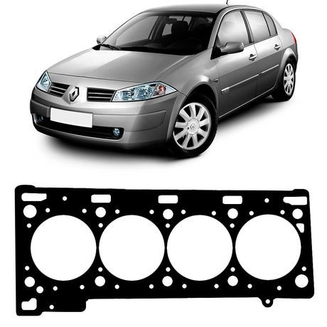 Junta Cabeçote Motor Megane 2.0 98 a 2011 Metálica Sabó