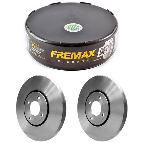 Par Disco Freio Peugeot Partner 99 a 2003 Dianteiro Sólido Fremax