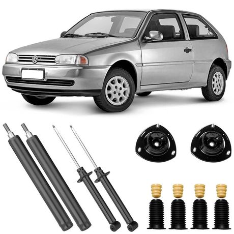 4 Amortecedor Volkswagen Gol G2 95 a 97 Dianteiro Traseiro Nakata e Kit