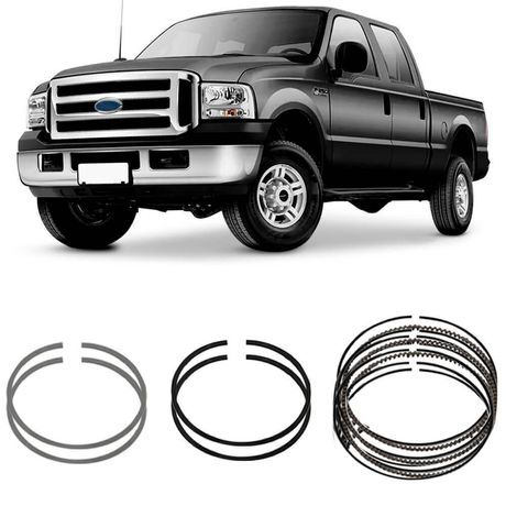 Jogo Anel Segmento STD Ford F250 4.2 18V 98 a 2006 Metal Leve