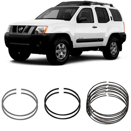 Jogo Anel Segmento STD Nissan XTerra 2.8 12V 2003 a 2008 Metal Leve