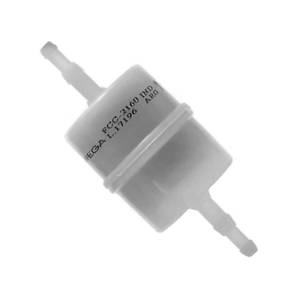 Filtro de combustível Wega FCC-2160 em fundo branco