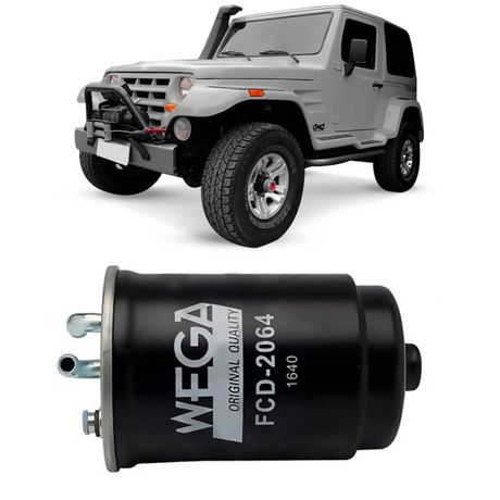 Filtro Combustível Troller T4 2.8 2002 a 2005 Wega