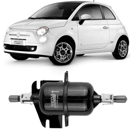 Filtro Combustível Fiat Cinquecento 1.4 2009 a 2018 Wega
