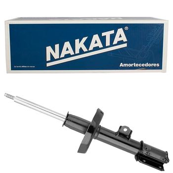 Amortecedor-dianteiro-para-Corsa-Sedan-2002-a-2009-modelo-Nakata-com-caixa-azul-ao-fundo--Peca-em-destaque-