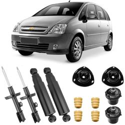 Amortecedores-Nakata-para-Chevrolet-Meriva-2003-a-2012-kit-completo-com-pecas-frontais-e-traseiras-
