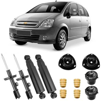 Amortecedores-Nakata-para-Chevrolet-Meriva-2003-a-2012-kit-completo-com-pecas-frontais-e-traseiras-