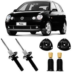 Amortecedores-dianteiros-para-VW-Polo-Hatch-2002-a-2006-com-kit-completo-para-motorista-e-passageiro-marca-Nakata-