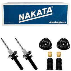 Amortecedores-dianteiros-para-VW-Polo-Hatch-2002-a-2006-com-kit-completo-para-motorista-e-passageiro-marca-Nakata-
