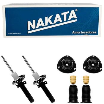 Amortecedores-dianteiros-para-VW-Polo-Hatch-2002-a-2006-com-kit-completo-para-motorista-e-passageiro-marca-Nakata-