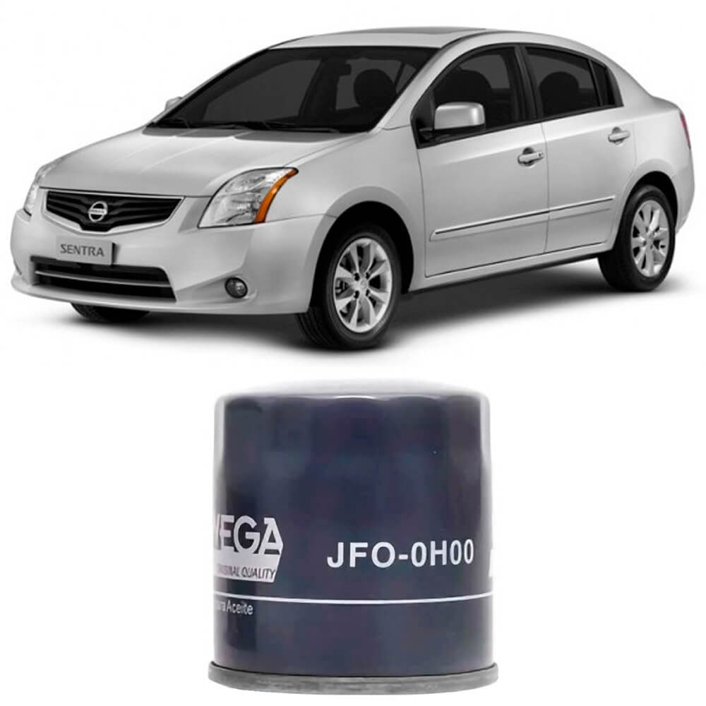 Filtro de óleo Wega azul para Nissan Sentra 2.0