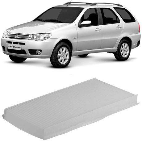 Filtro Cabine Ar Condicionado Fiat Palio Weekend 2000 a 2011 Metal Leve LA422