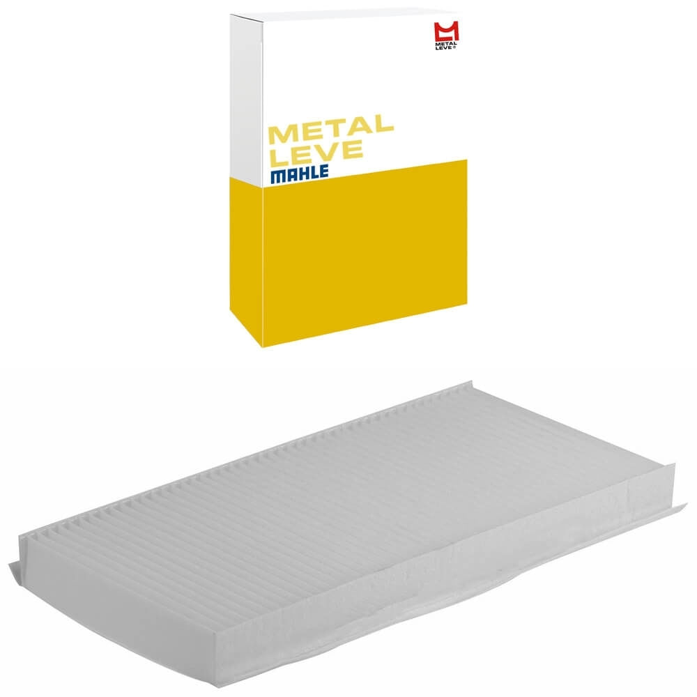 Filtro cabine Metal Leve Mahle com embalagem branca e amarela