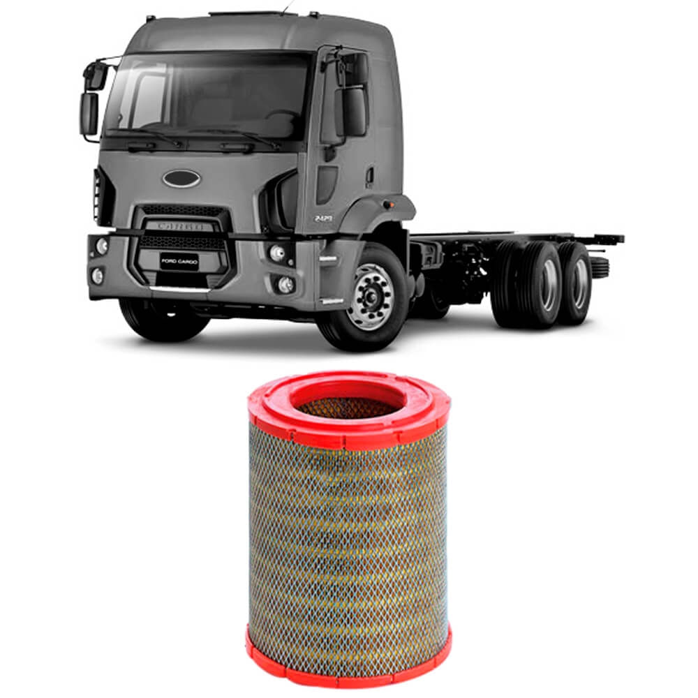 Filtro de ar Metal Leve Mahle compatível com Ford Cargo 2429