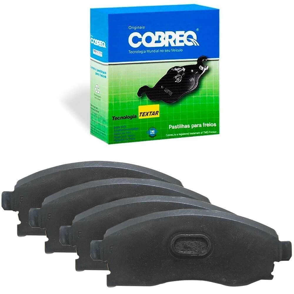 Caixa original Cobreq com pastilhas de freio dianteiras para Peugeot 207