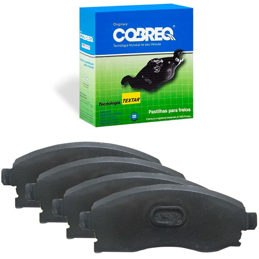 Kit de pastilhas de freio dianteiras Cobreq para Citroën C3 2012-2020