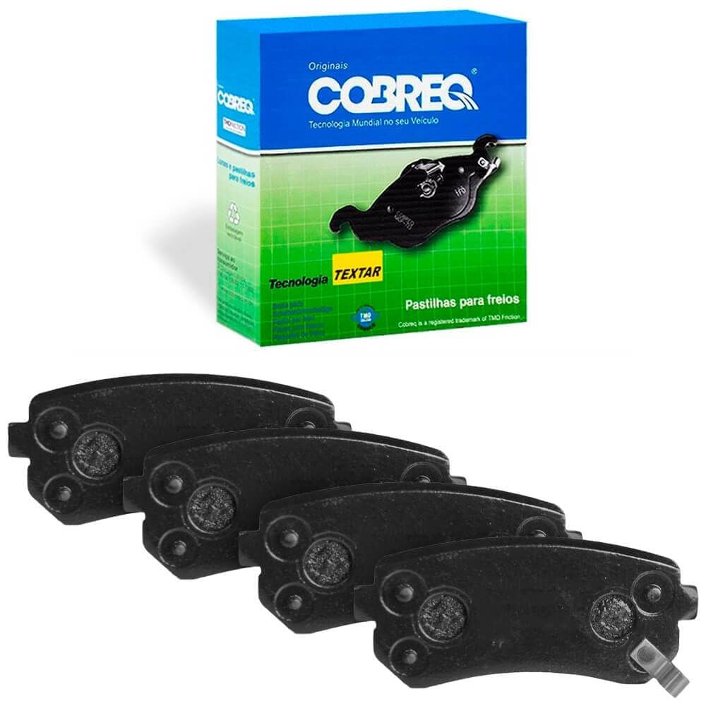 Kit Pastilha Freio Dianteira Toyota Etios Sedan 2013 a 2018 Akebono Cobreq