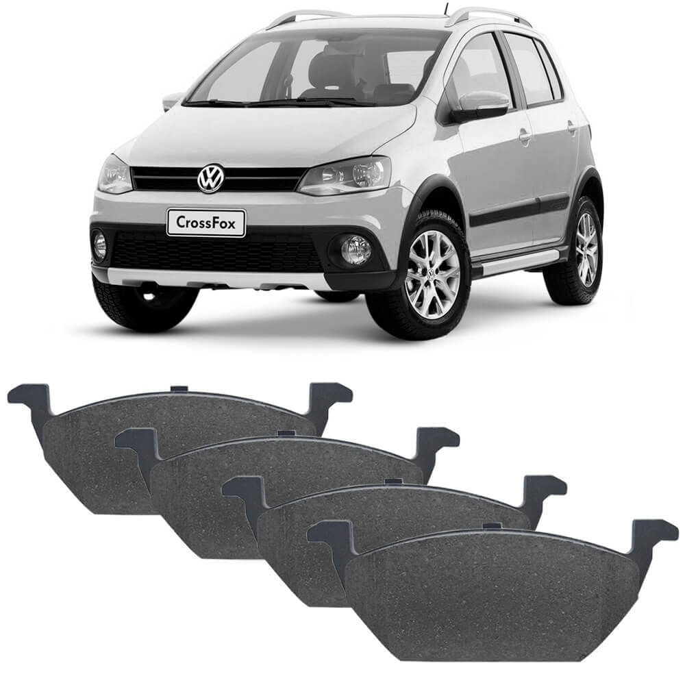 Volkswagen Crossfox com pastilhas de freio Cobreq 2008-2018