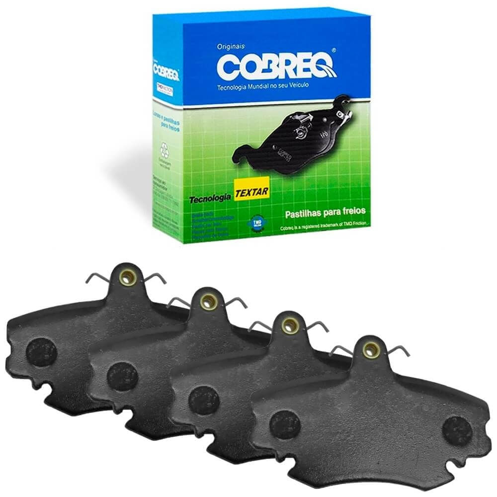 Kit de pastilhas de freio dianteiras Cobreq para Renault Symbol 2009 a 2013