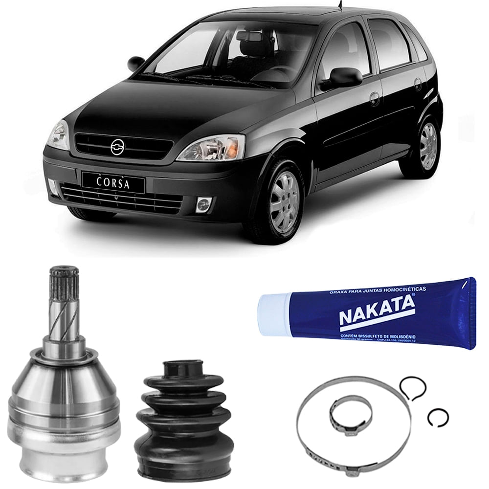 Conjunto junta deslizante Nakata com Corsa Hatch - imagem demonstrativa