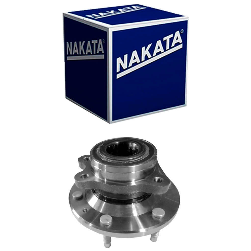 Cubo de roda Nakata com caixa de embalagem mostrando marca