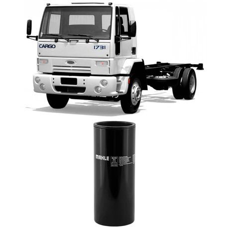 Filtro Óleo Ford Cargo 1731 8.3 2003 a 2005 Metal Leve