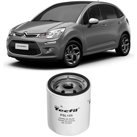 Filtro Óleo Citroen C3 1.2 2016 a 2018 Tecfil