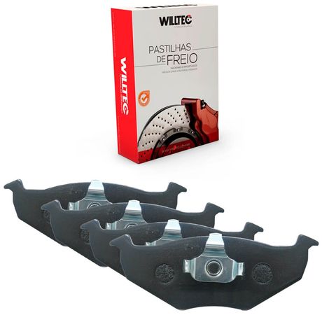 Kit Pastilha Freio Wolkswagen Jetta 2007 a 2013 Dianteira Teves Willtec