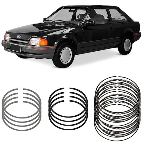 Jogo Anel Segmento Ford Escort 1.0 93 a 96 Metal Leve