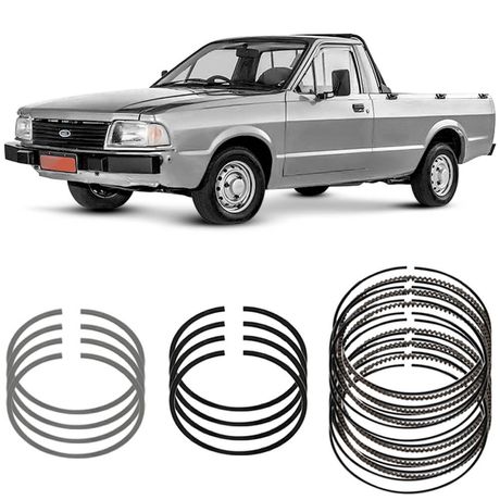Jogo Anel Segmento STD Ford Pampa 1.6 85 até 93 Metal Leve
