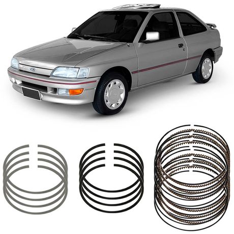 Jogo Anel Seguimento Std Escort 2.0 8V 93 a 96 Metal Leve