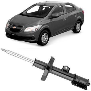 Amortecedor-Monroe-SP208-para-Chevrolet-Prisma-2013-a-2019-dianteiro-passageiro-com-embalagem-em-destaque-