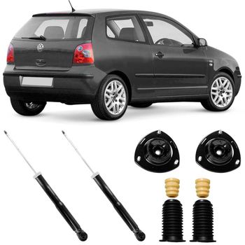 Amortecedores-traseiros-Monroe-para-VW-Polo-2002-a-2006-incluindo-kit-de-montagem-e-pecas-complementares-