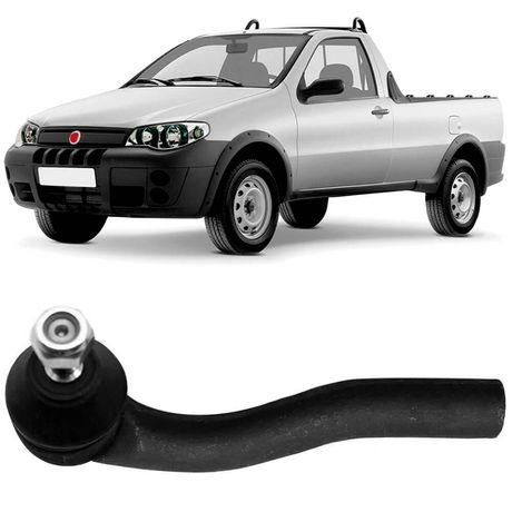 Terminal Direção Fiat Strada 99 a 2012 Dianteiro Motorista TRW