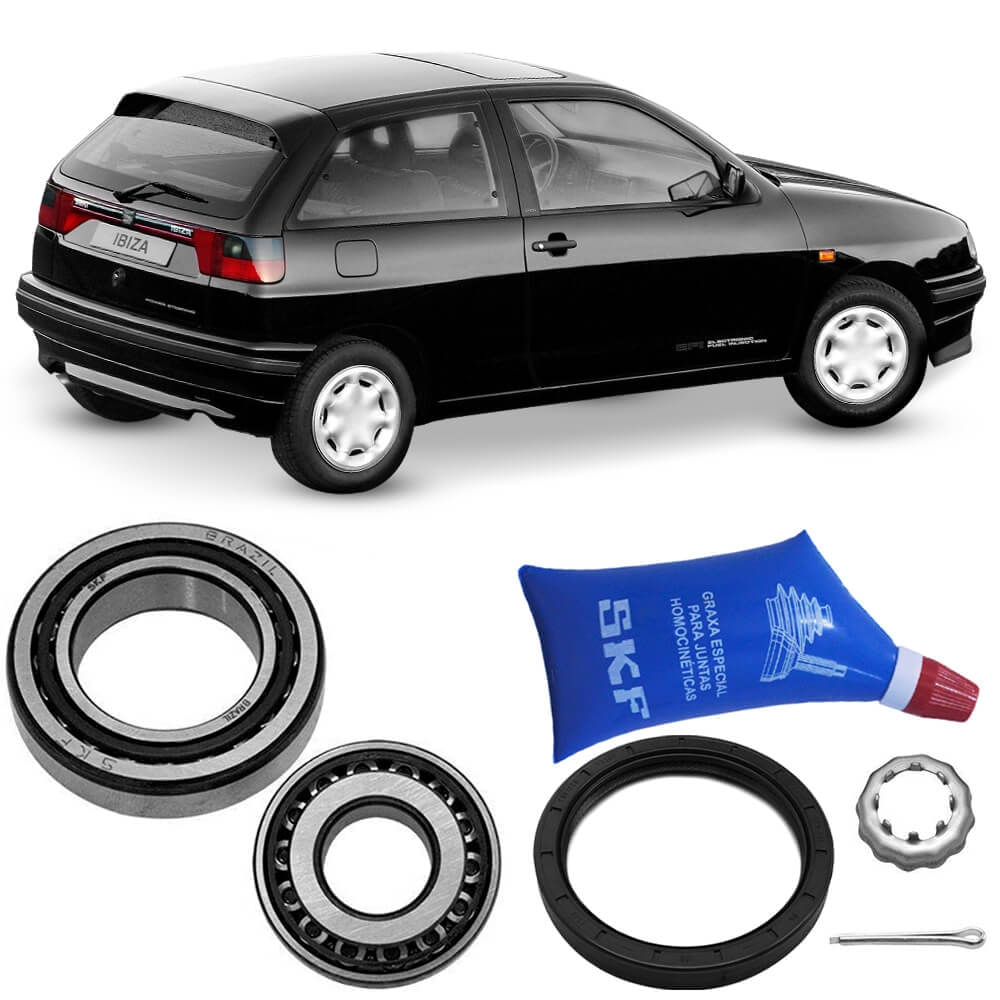 Kit Rolamento Roda Seat Ibiza 96-99 traseiro sem ABS SKF