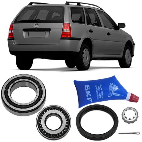 Kit Rolamento Roda Parati 88 a 2013 Traseiro Sem Abs Skf