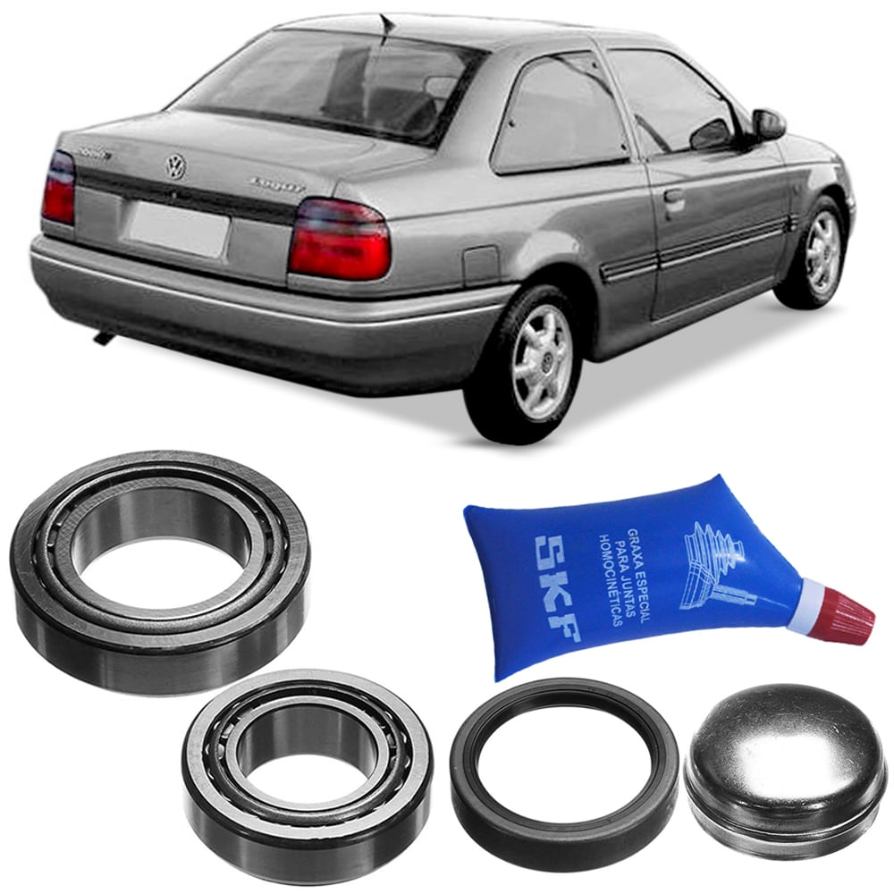 Kit rolamento roda traseiro Volkswagen Logus 93 a 97 sem ABS SKF