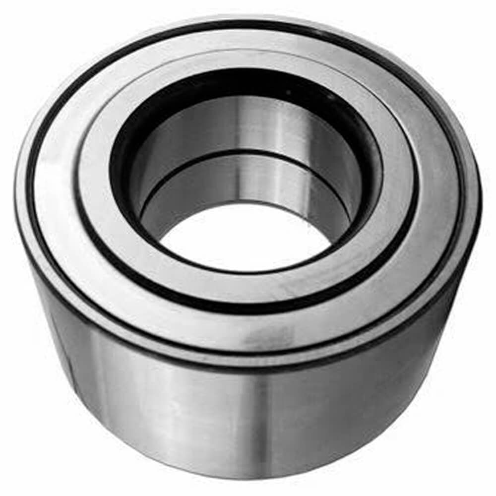 Rolamento de roda metálico SKF em fundo branco