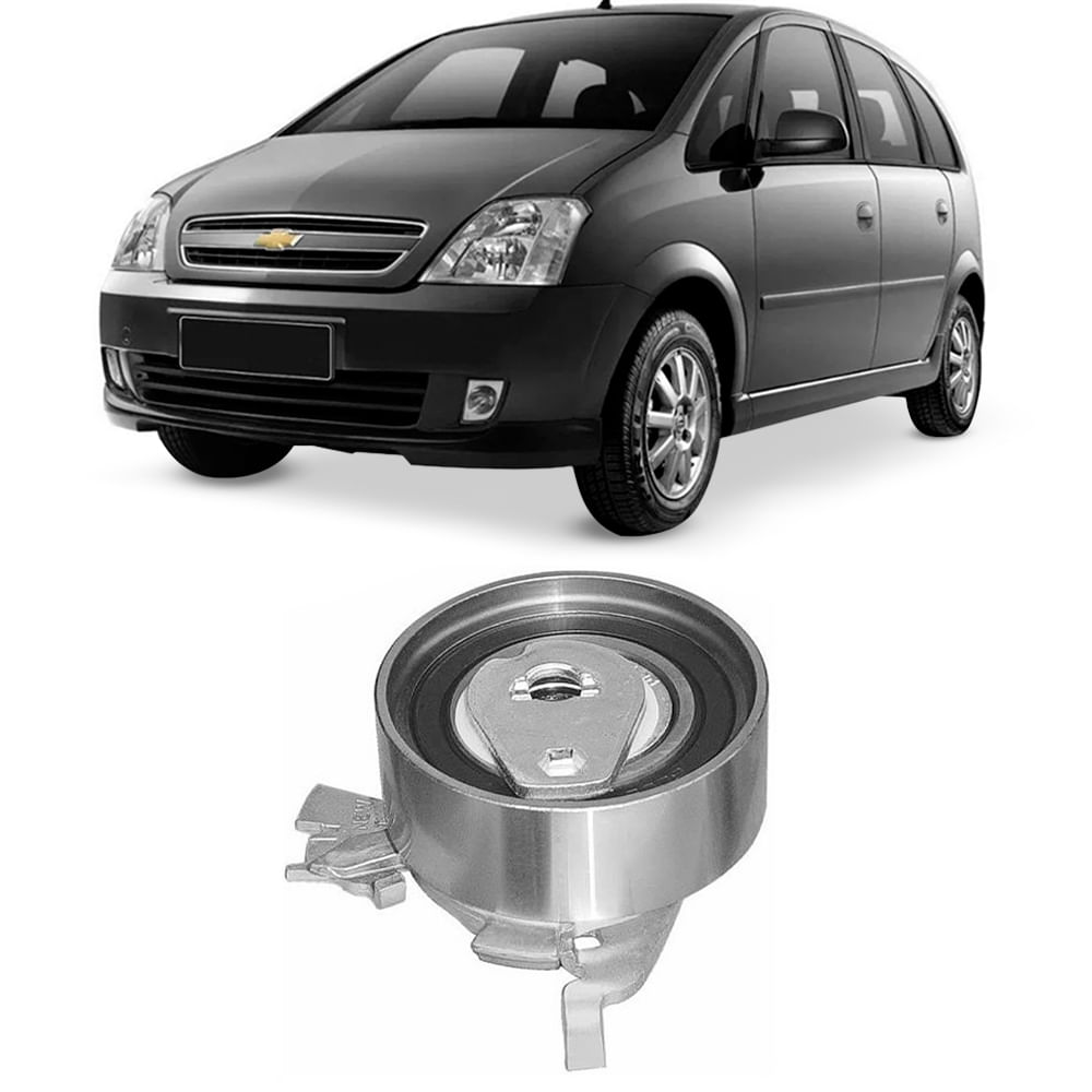 Tensor de correia dentada SKF com Meriva ao fundo
