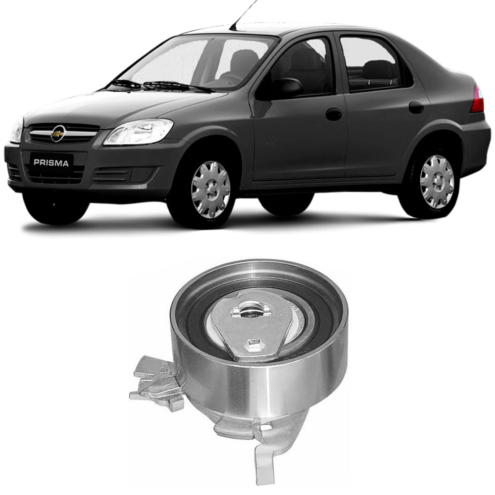 Tensor SKF e Chevrolet Prisma - vista do produto e veículo